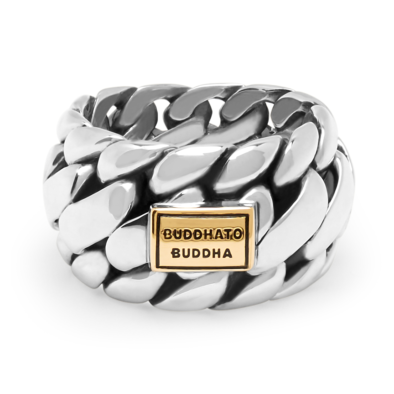 Buddha to buddha ben limited ring silver gold kt