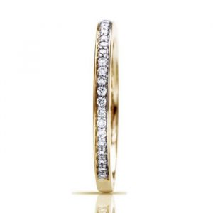 One More 18 Karaats Geelgouden Ischia Basics Ring met Diamant
