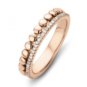 One More 18 Karaats Roségouden Ischia Ring met Diamant