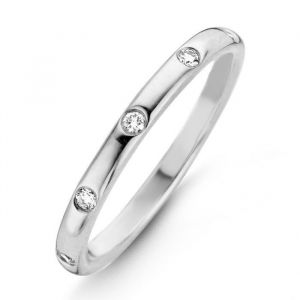 One More 18 Karaats Witgouden Ischia Basics Ring met Diamant
