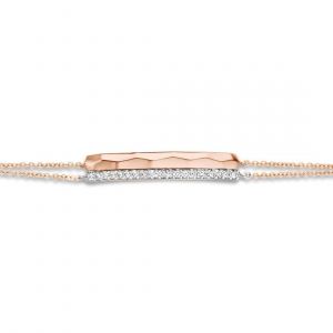 One More 18 Karaats Bi-Color Gouden Ischia Armband met Diamant