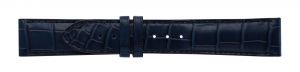 Longines XL Horlogeband Kroko Blauw/Blauw 19 mm