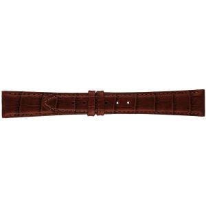 Longines Horlogeband Kalfsleder Krokoprint Cognac 23 mm - L682108160