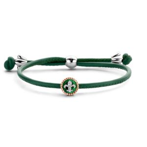 Tirisi Moda Sliding Bracelet Green met Diamant / Roségoud
