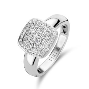 Tirisi Jewelry Milano Exclusive 18 Karaats Witgouden Ring met Diamant
