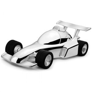 Spaarpot F1 auto verzilverd
