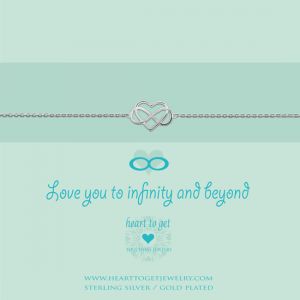 Heart To Get "Love You To Infinity And Beyond" Armband