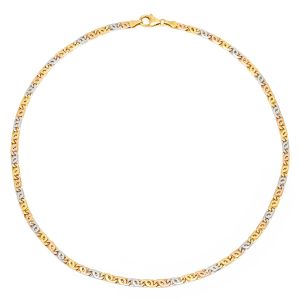 Bouman Collectie 14 karaats Tri-Color Gouden Collier BJC168210614