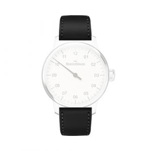 MeisterSinger Horlogeband Shell Cordovan Black 18 mm