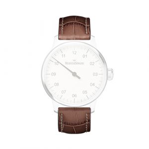 MeisterSinger Horlogeband Croco Brown 20 mm