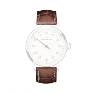 MeisterSinger Horlogeband Croco Brown 20 mm