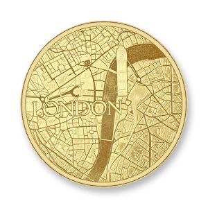 Mi Moneda Munt - Shiny Gold Del Mundo Londen Large