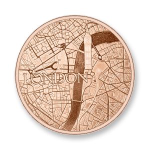 Mi Moneda Munt - Shiny Rosé Del Mundo Londen Large
