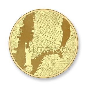 Mi Moneda Munt - Shiny Gold Del Mundo New York Large