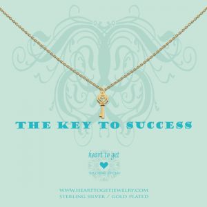 Heart to Get "The Key To Succes" Collier