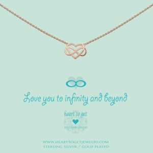 Heart To Get "Love You To Infinity And Beyond" Collier