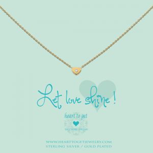 Heart to Get "Let Love Shine!" Collier