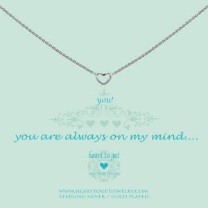 Heart to Get "You Are Always On My Mind" Collier