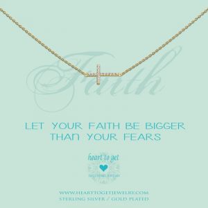 Heart to get ''Let your faith be bigger than your fears'' Collier