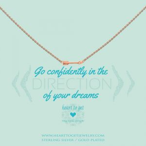 Heart to get ''Go confidently in the direction of your dreams'' Collier