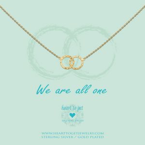 Heart to Get "We Are All One" Collier