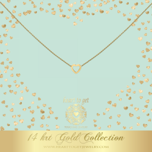 Heart to Get Gold Collier Open Heart