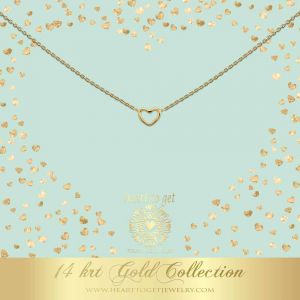 Heart to Get Gold Collier Dotted Heart