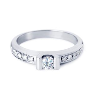 By R&C 14 Karaats Gouden "Camille Riche II" Ring S met Diamant