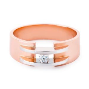 By R&C 14 Karaats Gouden "Zoe" Ring met Diamant