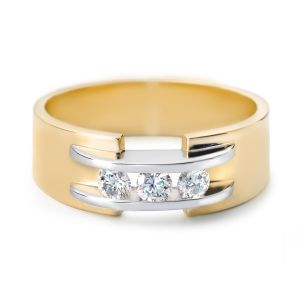 By R&C 14 Karaats Gouden "Zoe Plus" Ring M met Diamant