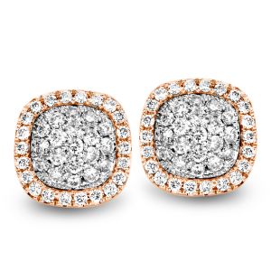Tirisi Jewelry Milano Sweeties 18 karaats Roségouden Oorsieraden met Diamant