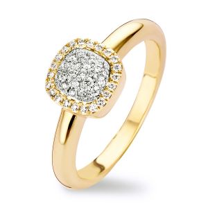 Tirisi Jewelry 18 karaats Geelgouden Ring met Diamant