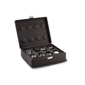 Scatola del Tempo Valigetta 8 Compact No Handle Chocolate Horlogebox