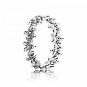 Pandora Zilveren Madeliefjes Ring met Zirkonia