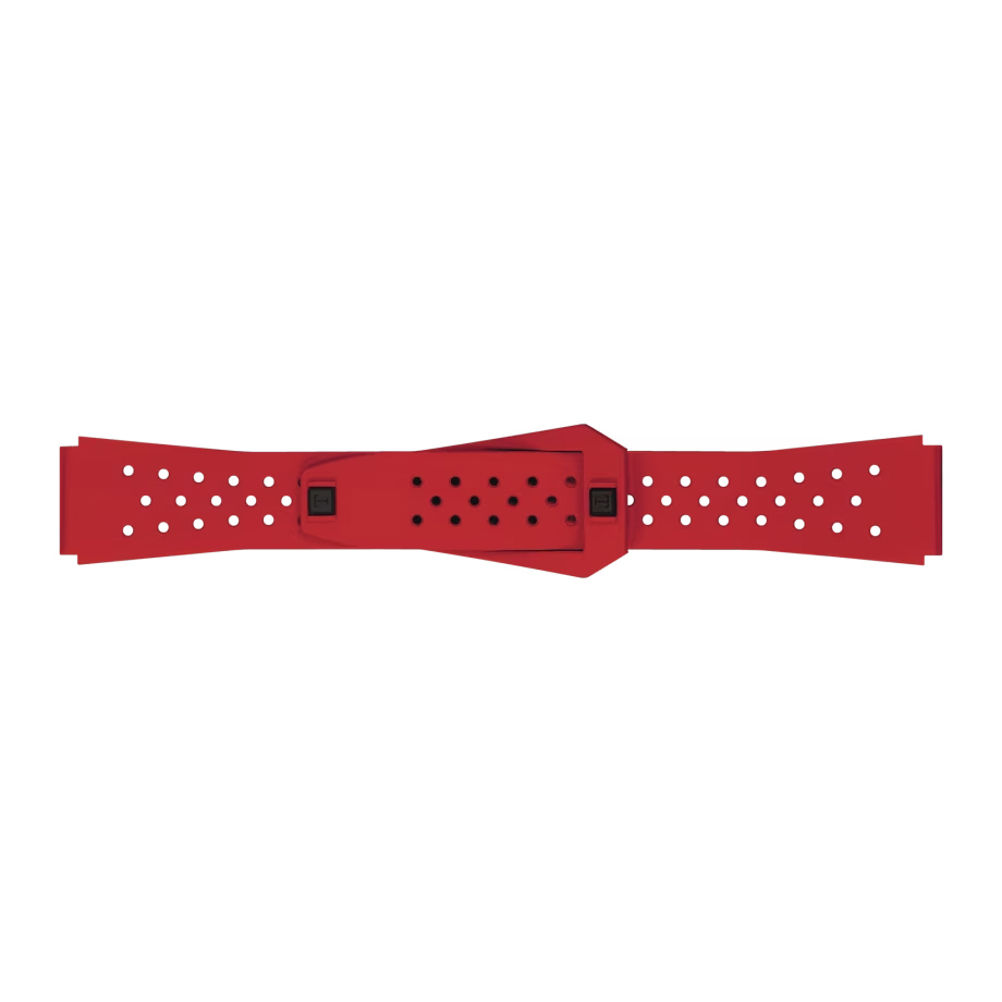 Tissot sideral s rubberen horlogeband rood t852048860